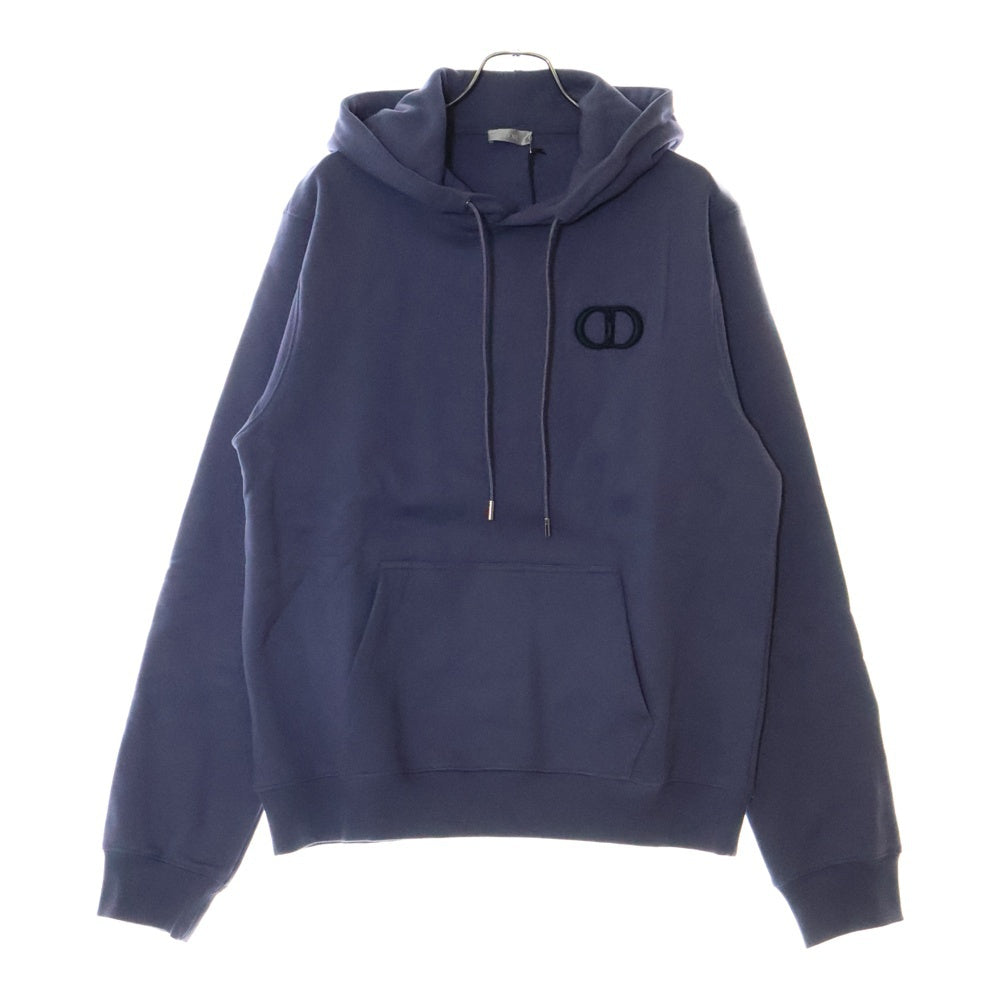 DIOR(ディオール) CD ICON HOODIE CDアイロン刺繍 スウェット プルオーバーパーカー パープル 113J698A0531