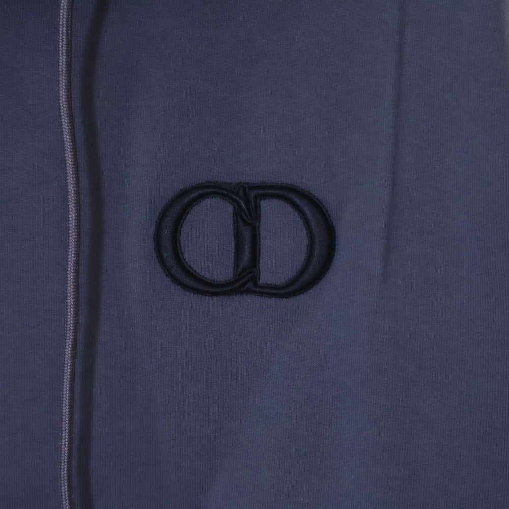 DIOR(ディオール) CD ICON HOODIE CDアイロン刺繍 スウェット プルオーバーパーカー パープル 113J698A0531