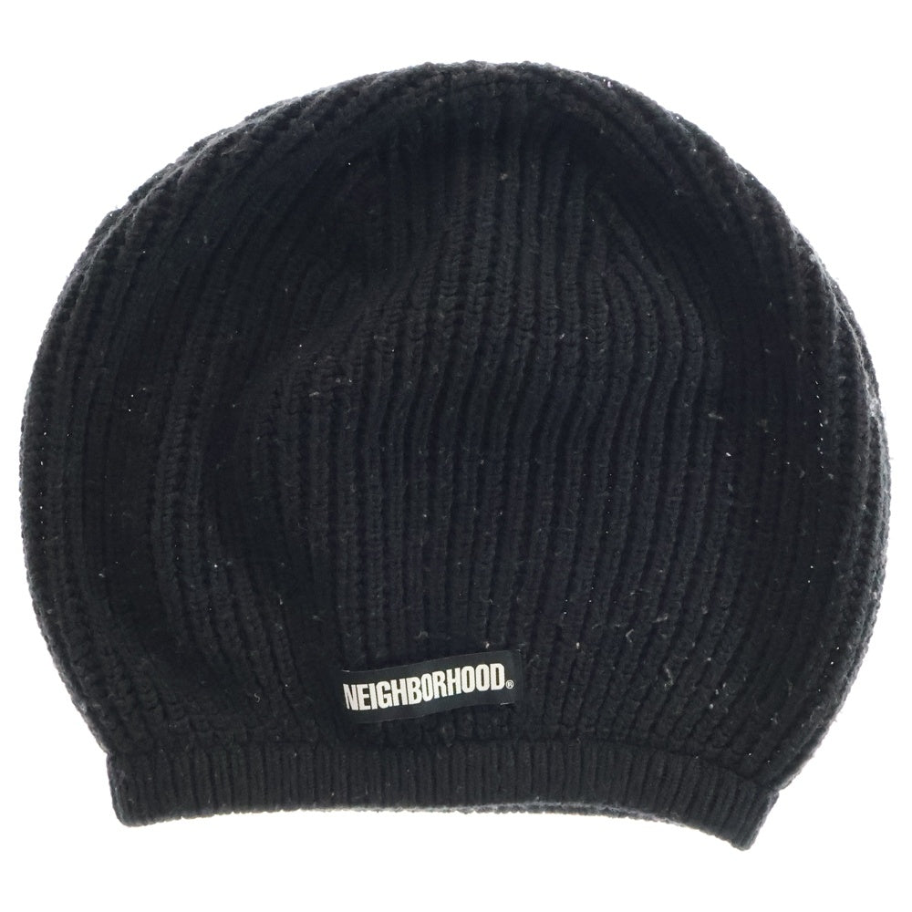 NEIGHBORHOOD(ネイバーフッド) OCTOPUS KNIT CAP ミドルゲージ オクトパス ニット キャップ ビーニー 帽子 ブラック