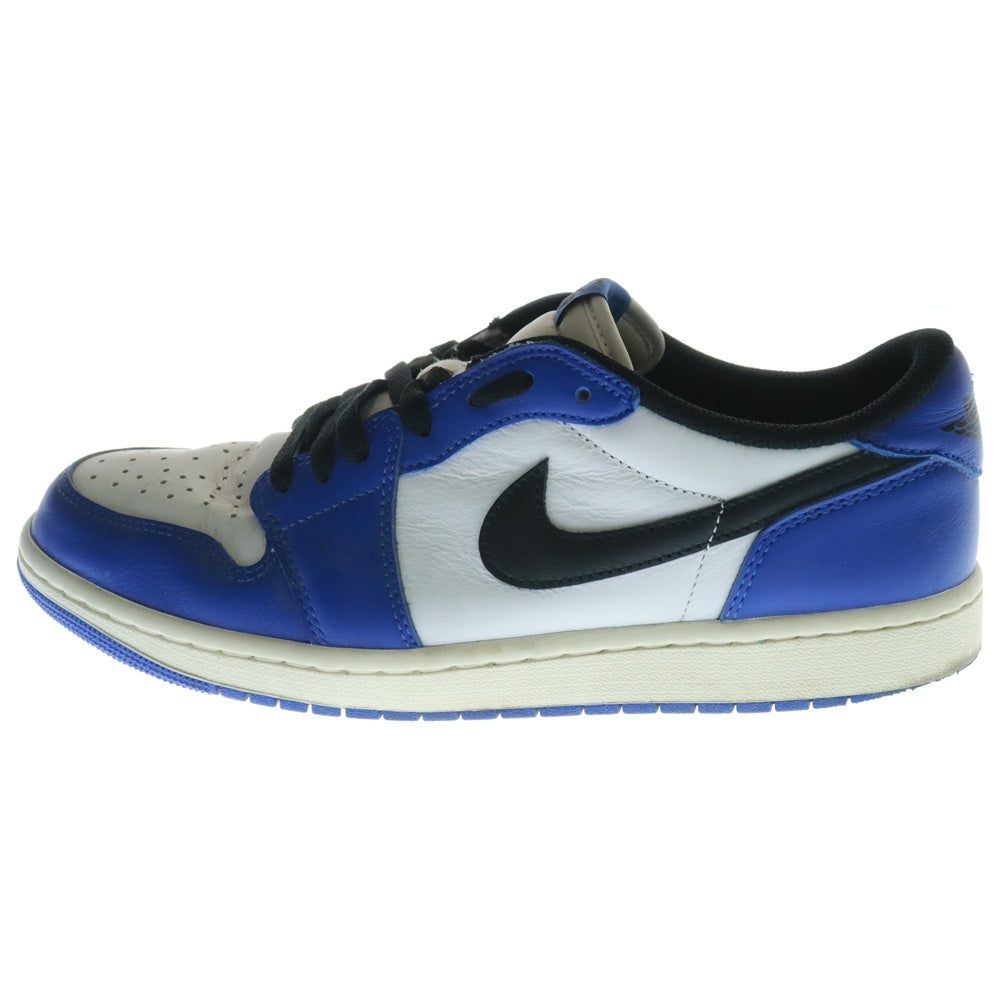 NIKE(ナイキ) AIR JORDAN 1 RETRO LOW OG エアジョーダン 1 レトロ ゲームロイヤル ローカットスニーカー ブルー US10.5/28.5cm CZ0790-140