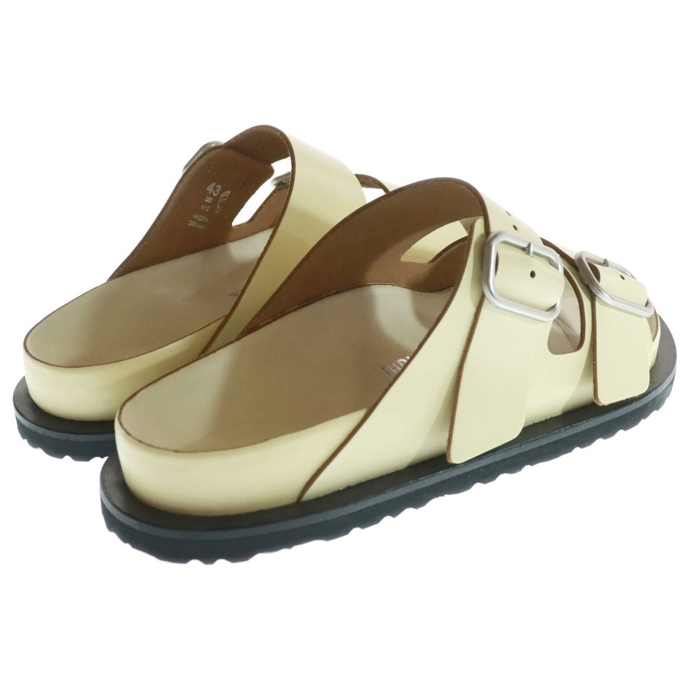 BIRKENSTOCK(ビルケンシュトック) ×JIL SANDER ARIZONA ジルサンダー アリゾナ サンダル レザーシューズ ミュール アイボリー