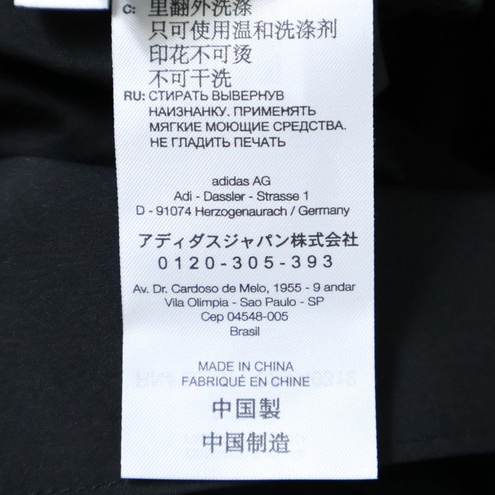 Y-3(ワイスリー) U GFX LOGO SHIR グラフィックロゴ バックプリント 胸ポケット ボタンアップ 長袖シャツ ブラック JN4878