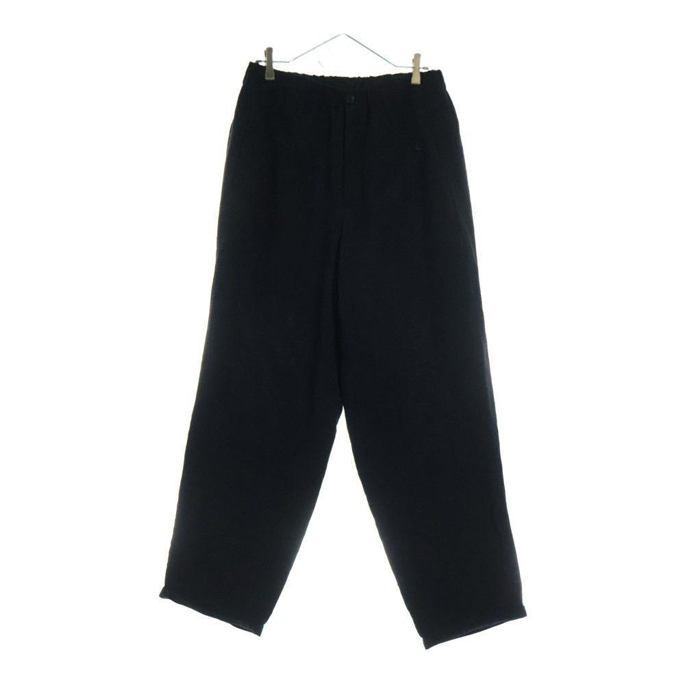 Yohji Yamamoto POUR HOMME(ヨウジヤマモト プールオム) 24SS LI RYCANVAS 5POCKETS PANTS ライキャンバス マルチポケット ドローストリング パンツ ブラック HS-P-19-308