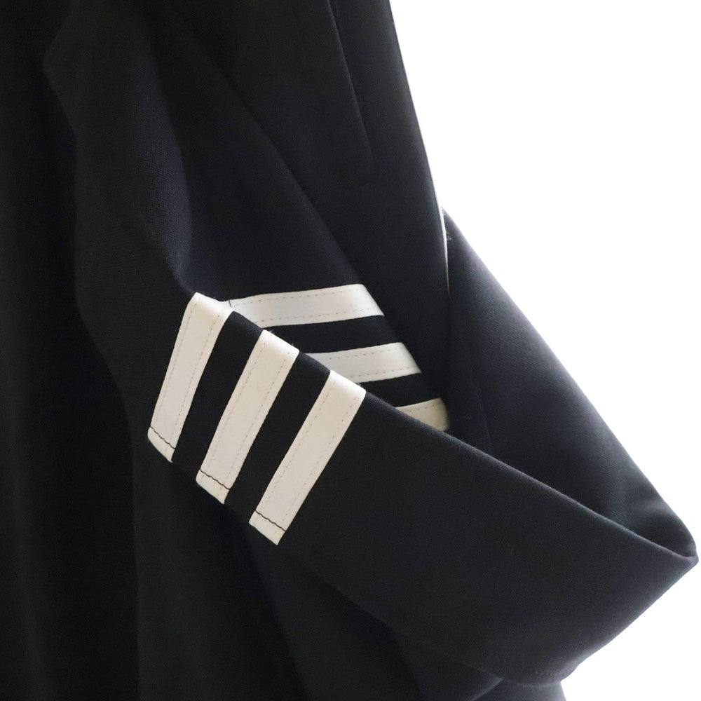 Y-3(ワイスリー) REFINED WOOL SKIRT リファインド ウール 6ボタン ドローストリング マキシスカート ブラック レディース IW7458
