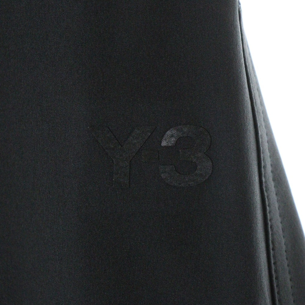 Y-3(ワイスリー) W VENT SKIRT ベンテッド マルチポケット ドローストリング ハイウエスト ロングスカート ブラック レディース JD1477