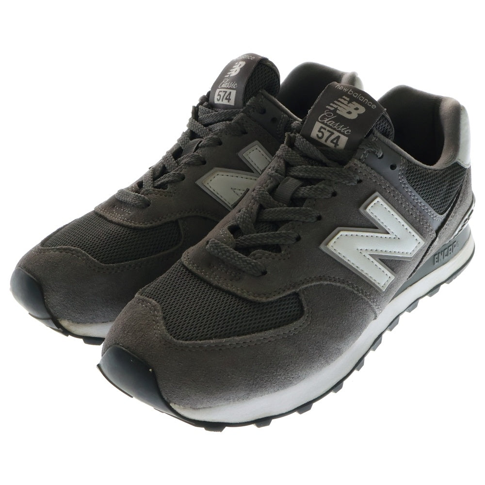 New Balance(ニューバランス) ML574EG2 メッシュ 切替 スウェード ローカット スニーカー グレー US8.5/26.5cm
