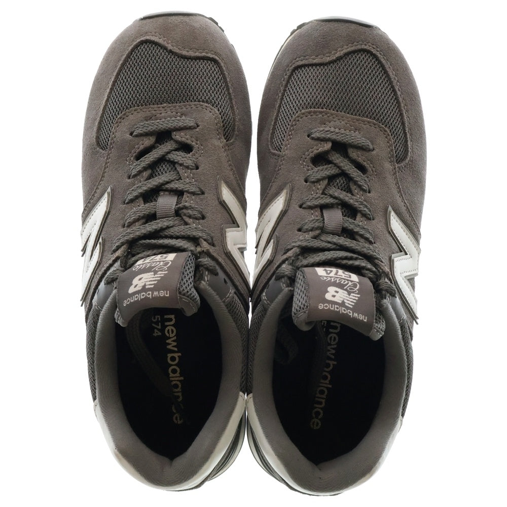 New Balance(ニューバランス) ML574EG2 メッシュ 切替 スウェード ローカット スニーカー グレー US8.5/26.5cm