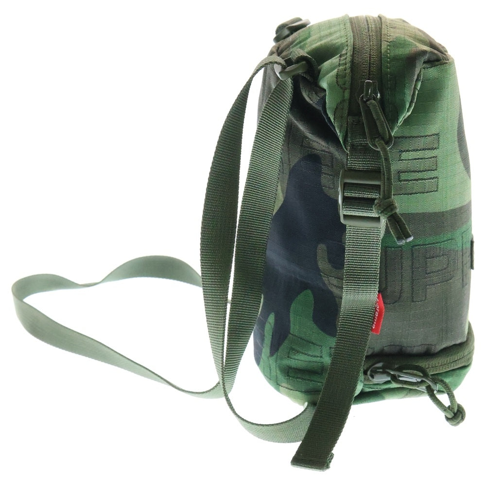 SUPREME(シュプリーム) 21AW Neck Pouch ウッドランドカモ スモールボックスロゴ ネックポーチ カーキ