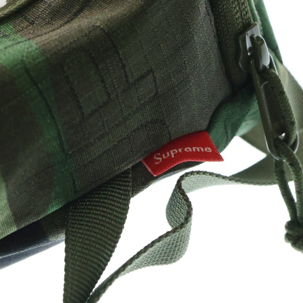 SUPREME(シュプリーム) 21AW Neck Pouch ウッドランドカモ スモールボックスロゴ ネックポーチ カーキ