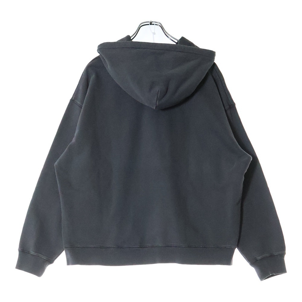 greatLand(グレイトランド) ORIGINAL GREAT HOODED SWEATSHIRT オリジナル グレート ロゴエンブロイダリー スウェット プルオーバーパーカー チャコールグレー 2223-423AV2