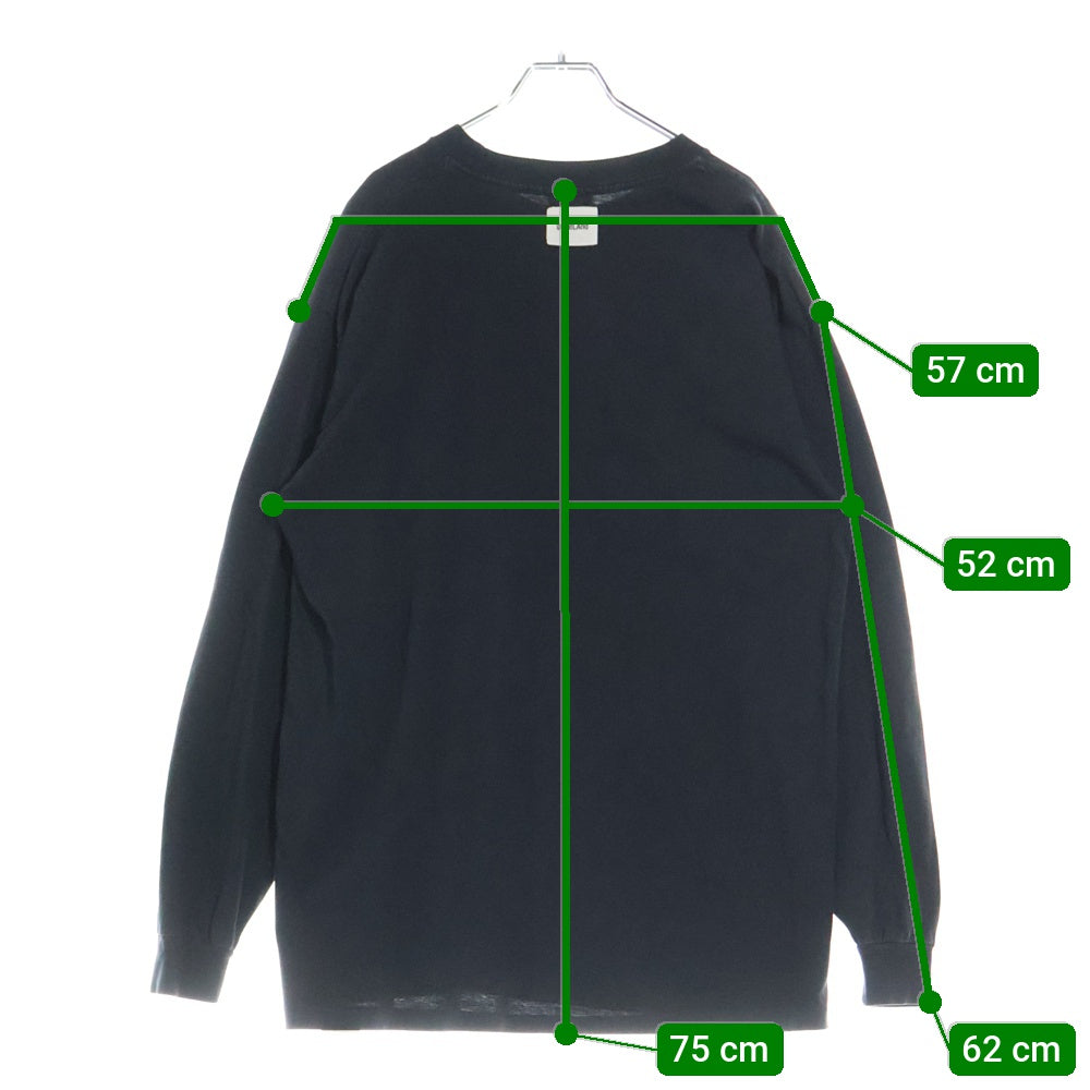 greatLand(グレイトランド) × ONEITA EXCLUSIVE L/S PACK TEE オニータ エクスクルーシブ クルーネック長袖Tシャツ カットソー ブラック 223-ONL/AV