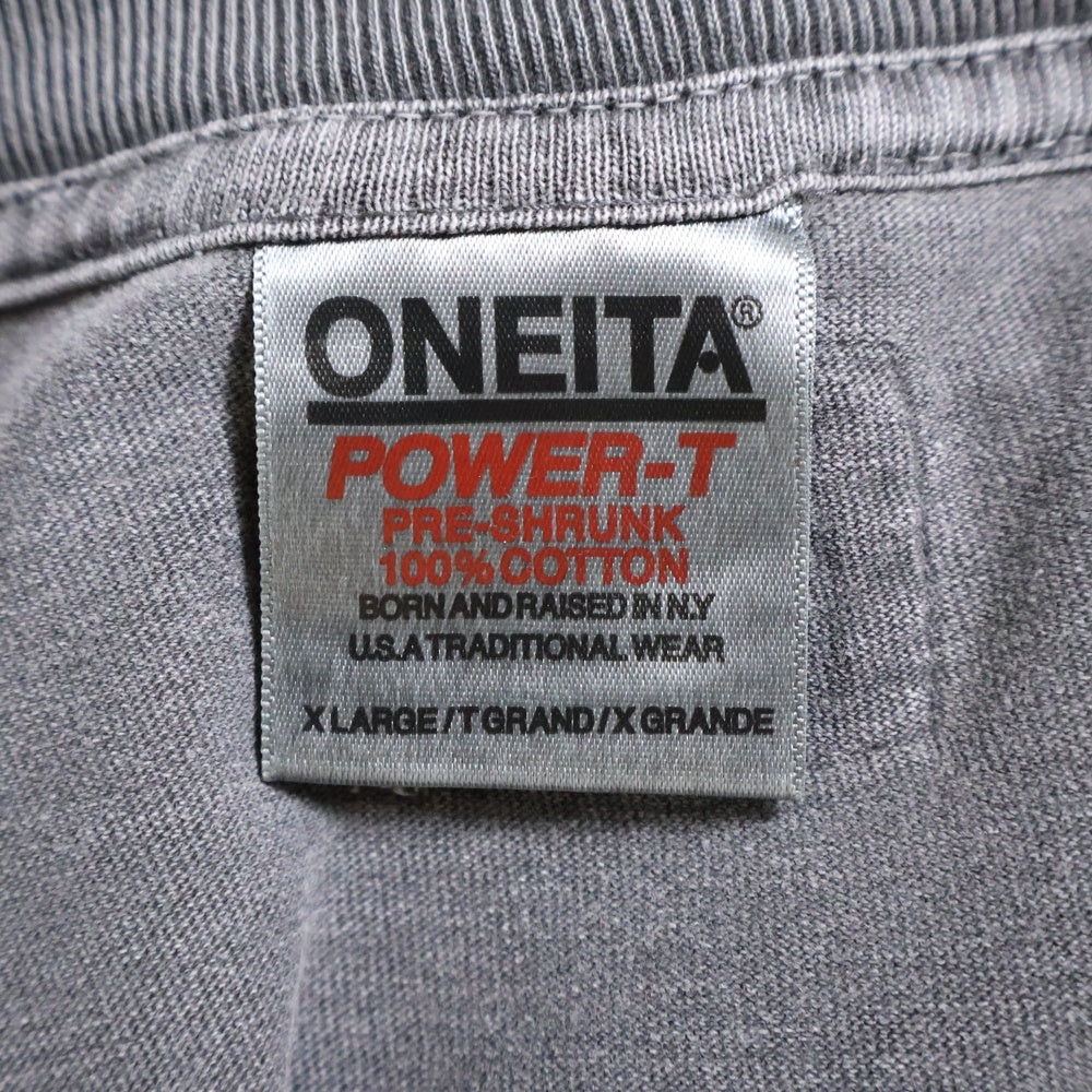 greatLand(グレイトランド) × ONEITA EXCLUSIVE L/S PACK TEE オニータ エクスクルーシブ クルーネック長袖Tシャツ カットソー チャコールグレー 223-ONL/AV