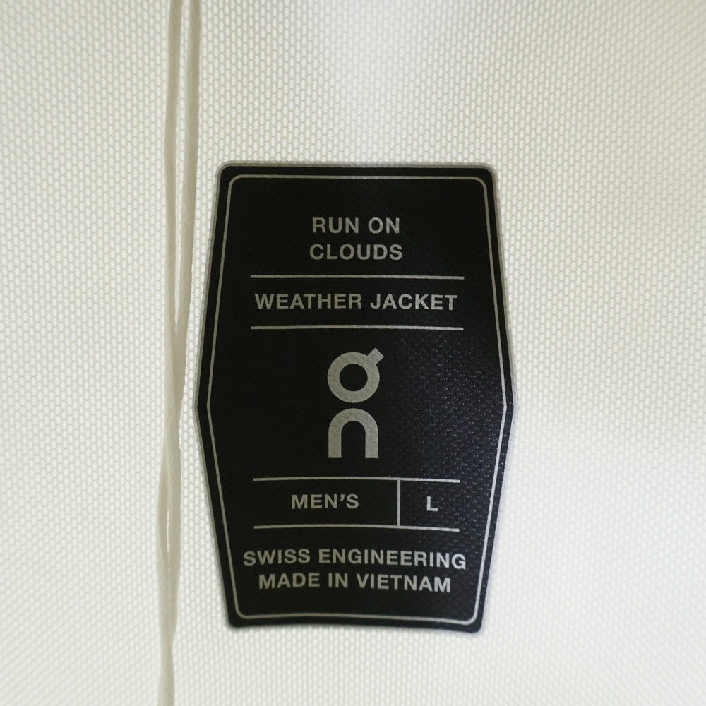 On(オン) Weather Jacket ツートンカラー ウェザー ナイロンジャケット ホワイト/ブラック 1ME10310462