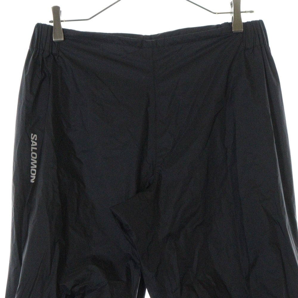 SALOMON(サロモン) BONATTI WATERPROOF PANT ボナッティ ウォータープルーフ 裾ジップ ナイロンパンツ ブラック LC2059300