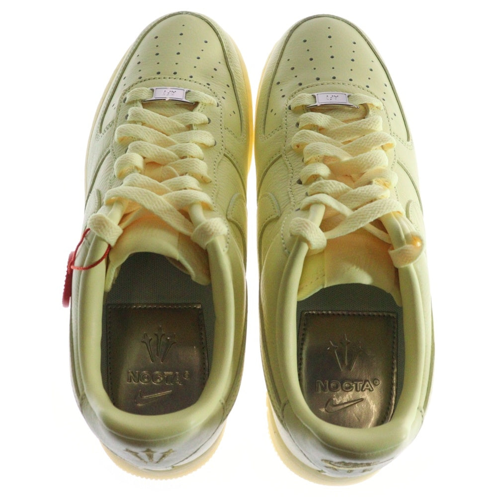 NIKE(ナイキ) × NOCTA AIR FORCE 1 LOW SP CITRON TINT ノクタ エアフォース1 シトロンティント ローカットスニーカー イエロー US8/26.0cm CZ8065-800