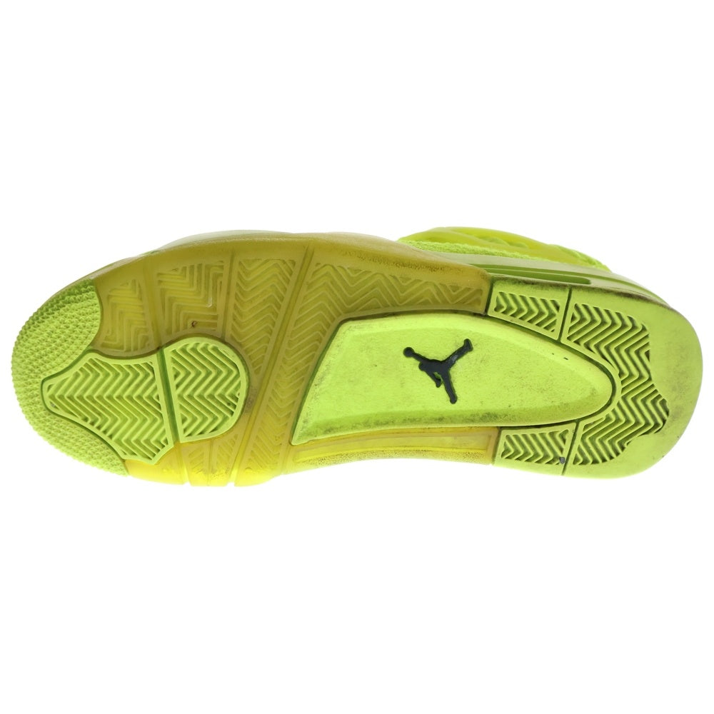 NIKE(ナイキ) AIR JORDAN 4 RETRO FLYKNIT VOLT エアジョーダン4 レトロ フライニット ボルト ハイカットスニーカー イエロー US9/27cm AQ3559-700