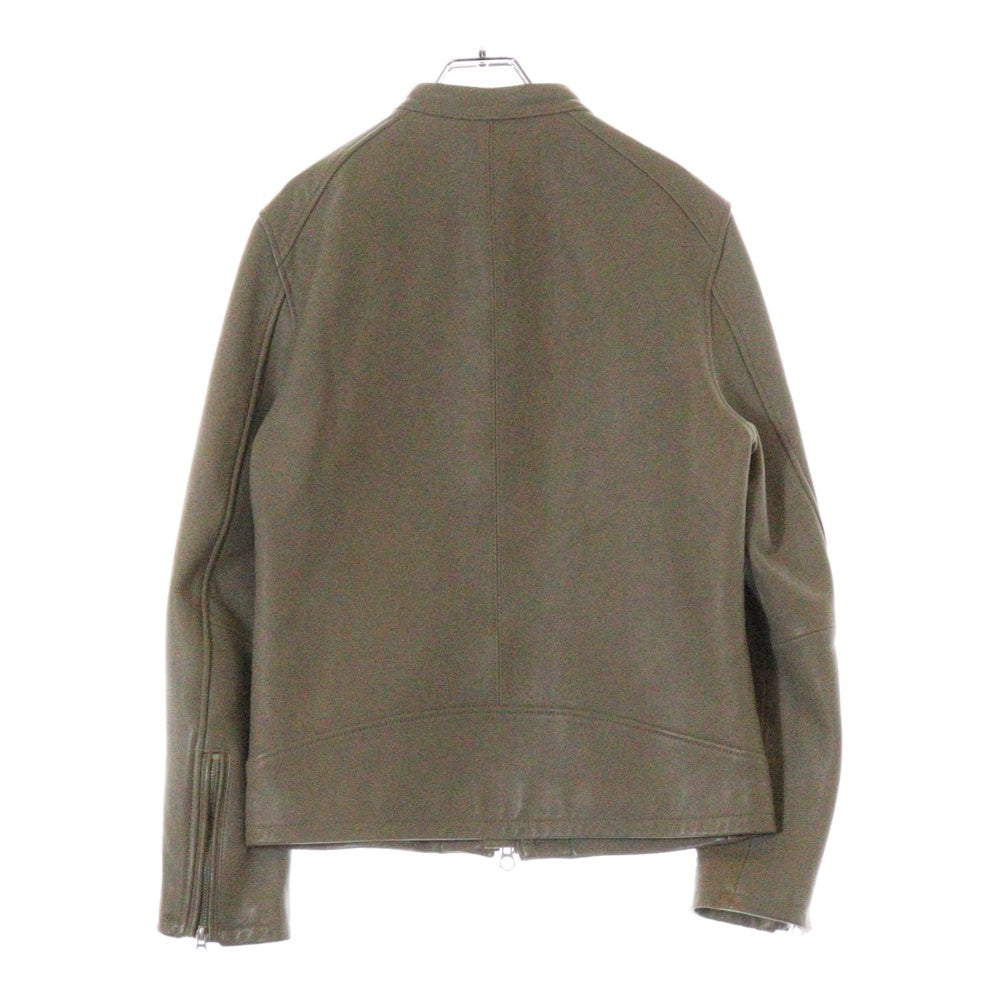 HARE(ハレ) ラムレザー シングルライダースジャケット ベージュ 124-30-0013