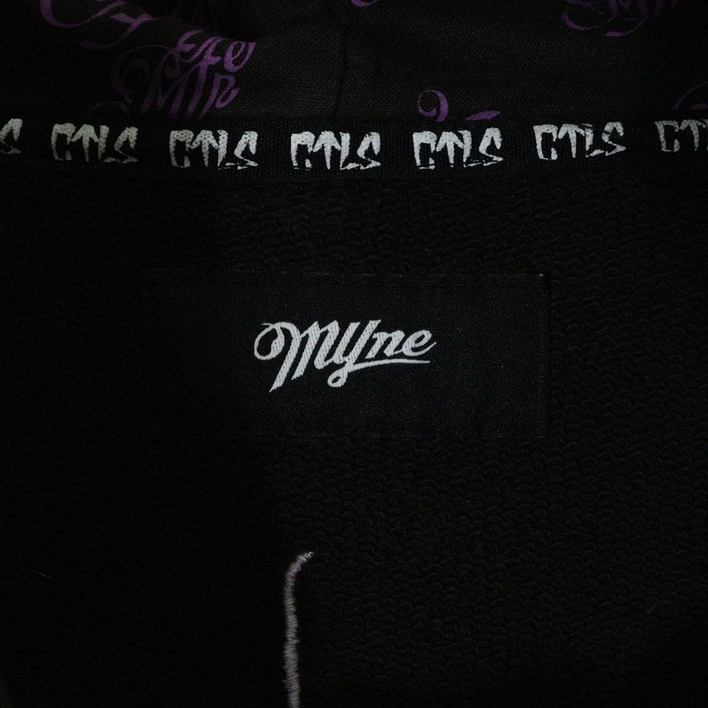 cvtvlist(カタリスト) ×MYne Usual Hoodie マイン ユージュアル フーディ プルオーバースウェットパーカー ブラウン