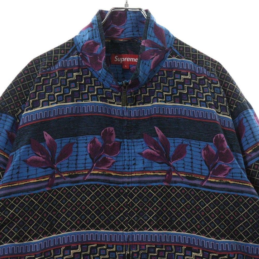 SUPREME(シュプリーム) 15AW Silk Bomber Jacket 総柄 バックロゴ シルクボンバー ジャケット マルチカラー