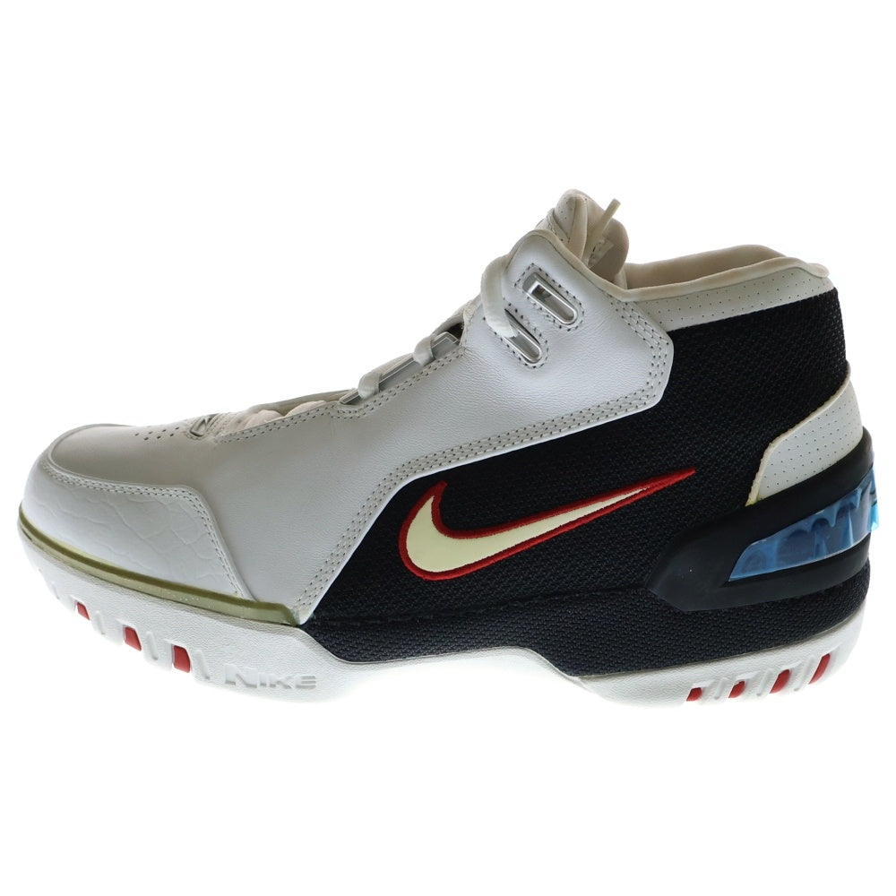NIKE(ナイキ) AIR ZOOM GENERATION WHITE BLACK エア ズーム ジェネレーション ハイカットスニーカー ホワイト/ブラック US9.5/27.5cm 308214-111