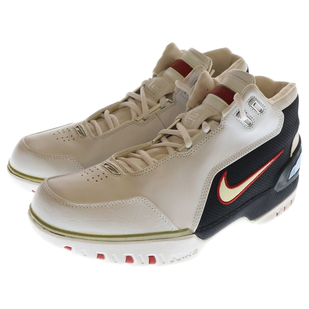 NIKE(ナイキ) AIR ZOOM GENERATION WHITE BLACK エア ズーム ジェネレーション ハイカットスニーカー ホワイト/ブラック US9.5/27.5cm 308214-111