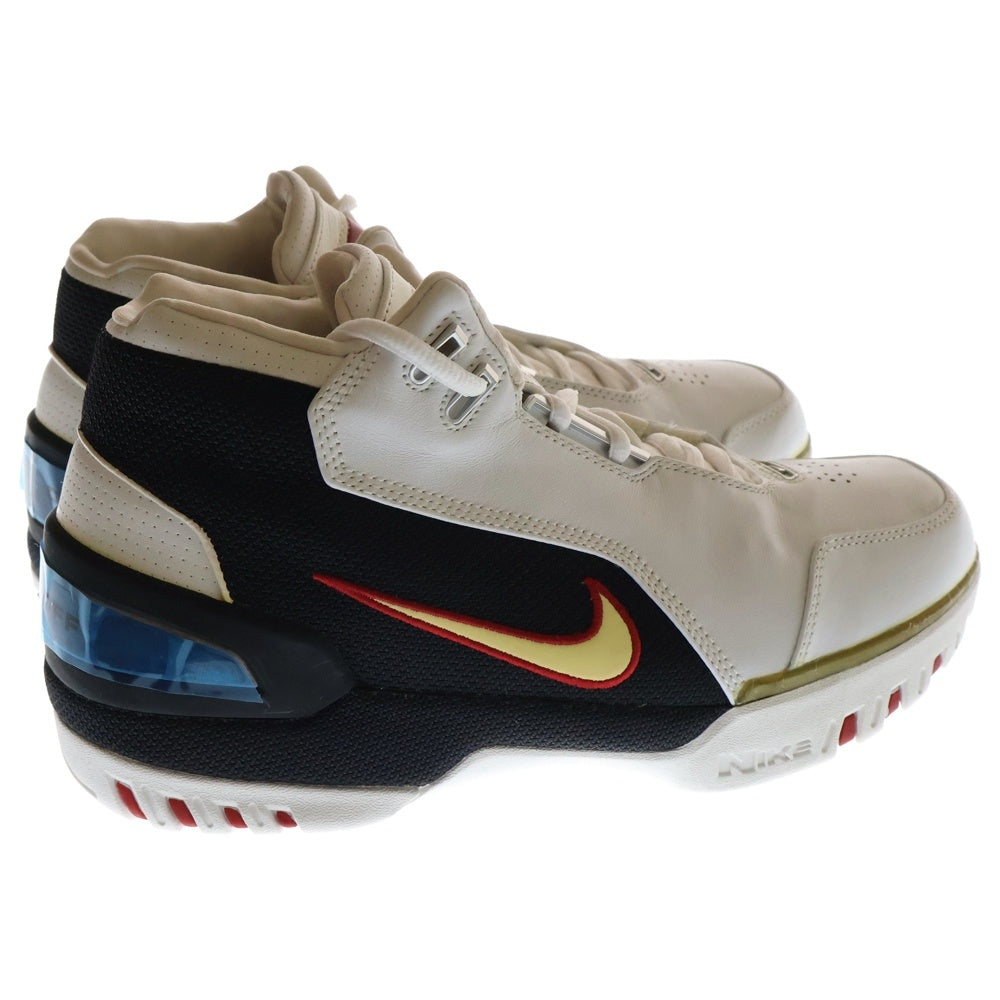 NIKE(ナイキ) AIR ZOOM GENERATION WHITE BLACK エア ズーム ジェネレーション ハイカットスニーカー ホワイト/ブラック US9.5/27.5cm 308214-111
