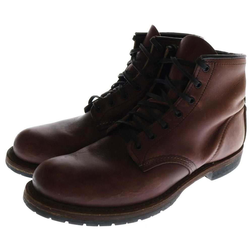 RED WING(レッド ウイング) BECAKMEN ベックマン USA製 レースアップブーツ ブラウン US9 09011-1