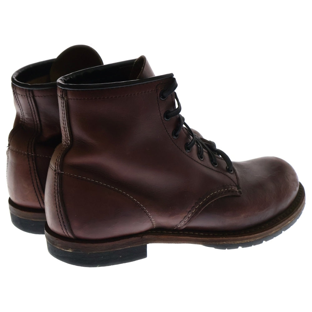 RED WING(レッド ウイング) BECAKMEN ベックマン USA製 レースアップブーツ ブラウン US9 09011-1