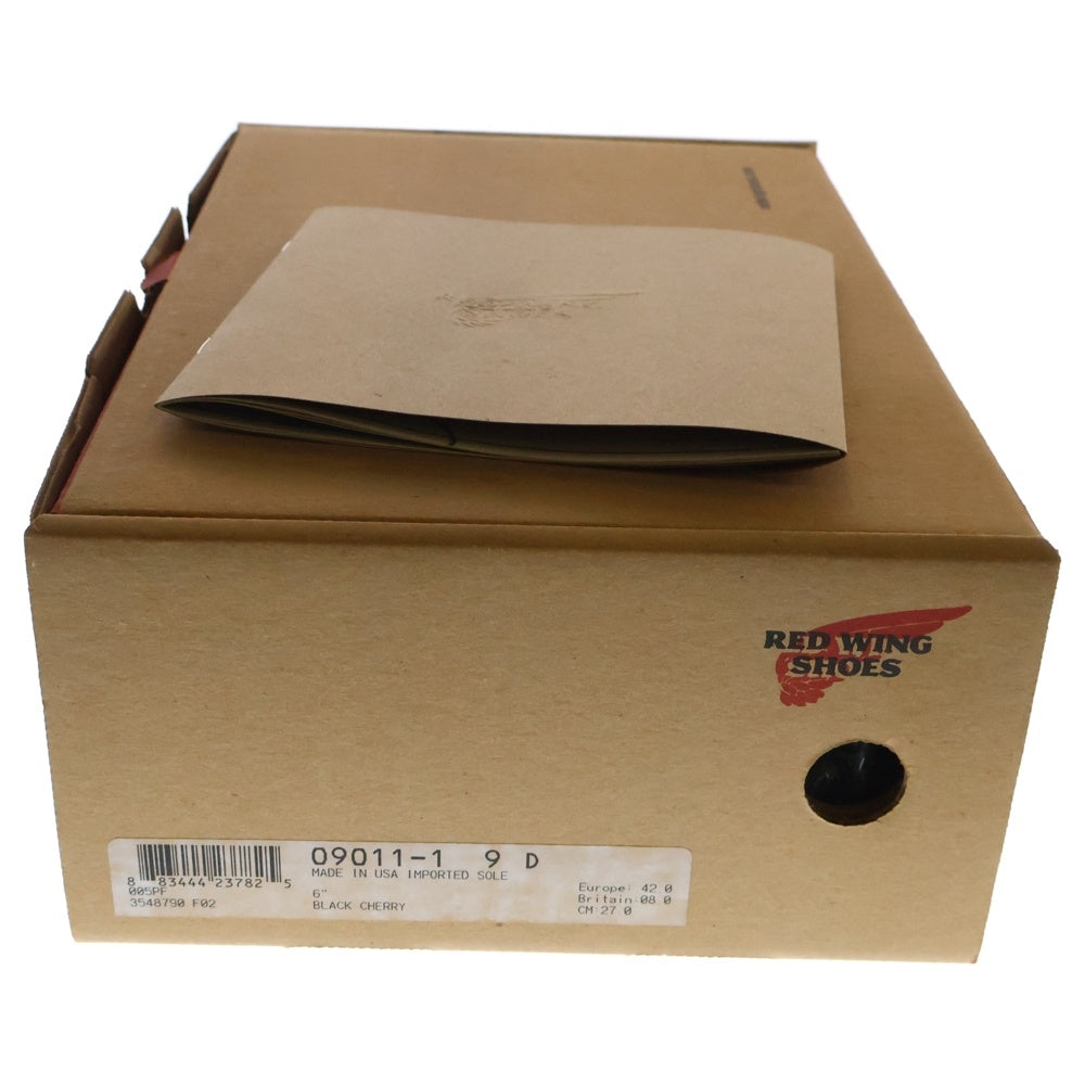 RED WING(レッド ウイング) BECAKMEN ベックマン USA製 レースアップブーツ ブラウン US9 09011-1