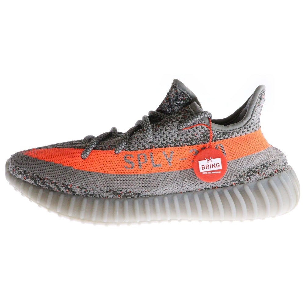 adidas(アディダス) YEEZY BOOST 350 V2 BELUGA REFLECTIVE イージーブースト350V2 ベルーガ リフレクティブ ローカットスニーカー グレー/オレンジ GW1229
