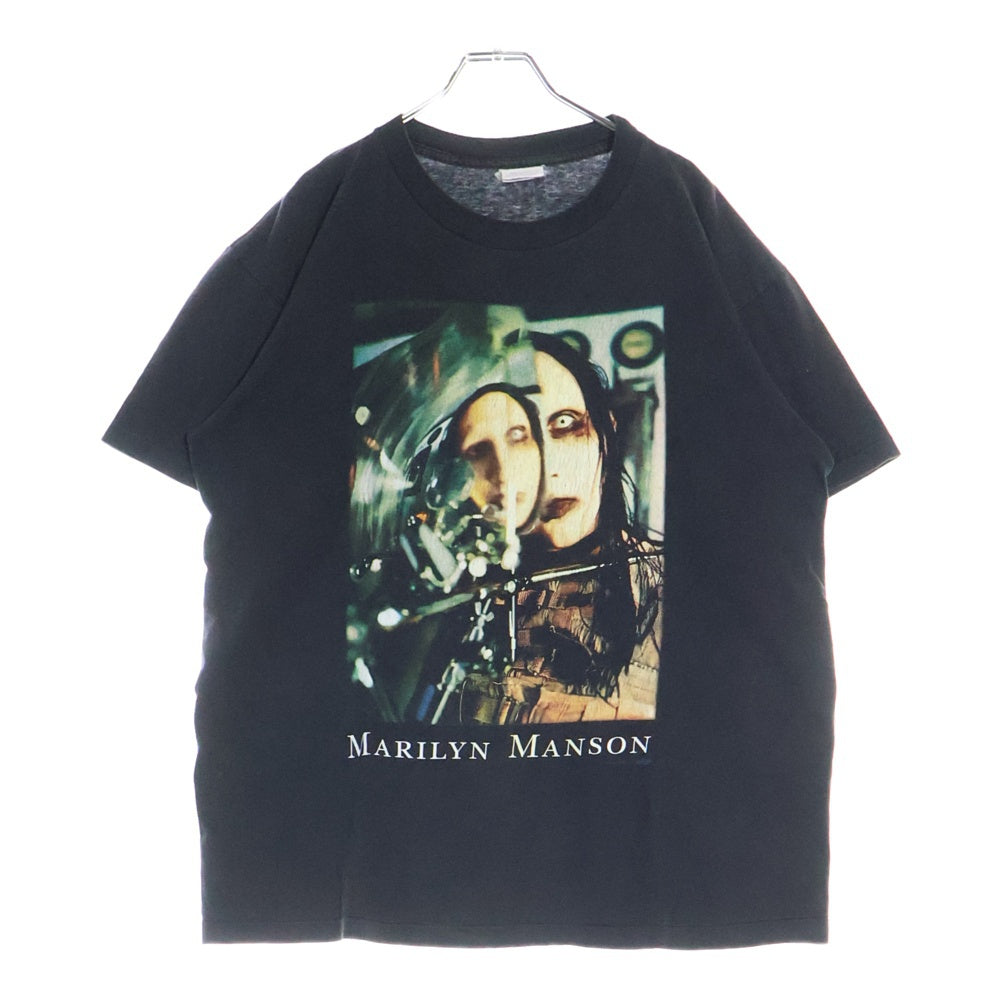 VINTAGE(ヴィンテージ) 90S VINTAGE MARILYN MANSON THE BEAUTIFUL PEOPLE 1997 WINTERLAND USA製 マリリンマンソン ザビューティフルピープル 両面プリント クルーネック 半袖Tシャツ