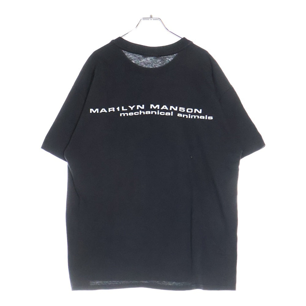 VINTAGE(ヴィンテージ) 90S VINTAGE MARILYN MANSON MECHANICAL ANIMALS STEDMAN BY HANES USA製 マリリンマンソン メカニカルアニマルズ アルバム クルーネック 半袖Tシャツ