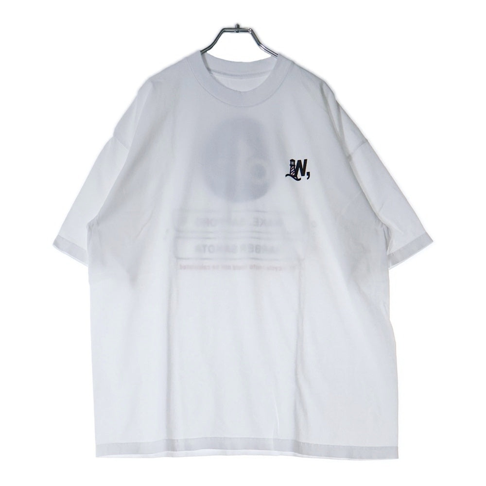 BBS BARBER SAKOTA(バーバーサコタ) ×WAKE SAPPORO bicycle route to wake Tshirt ウェイク札幌 バイシクルプリントTシャツ ホワイト