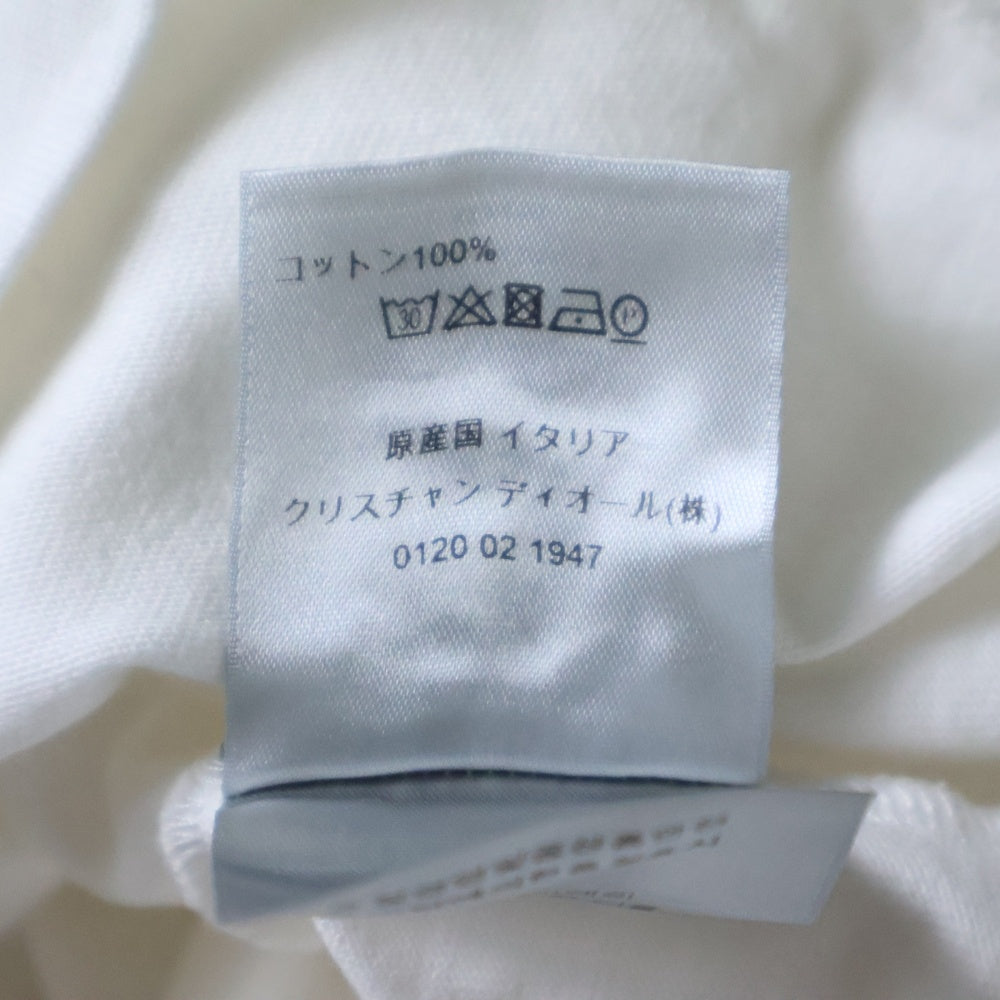 DIOR(ディオール) 20SS ×NIKE AIR DIOR M.C&S Top Tee ナイキ エアディオール フロントロゴ刺繍Tシャツ 半袖クルーネックカットソー ホワイト 033J625B0554
