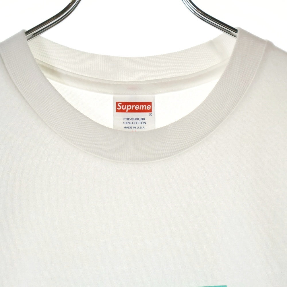 SUPREME(シュプリーム) 21AW ×TIFFANY&Co. Box Logo Tee ティファニー ボックスロゴプリントTシャツ 半袖クルーネックカットソー ホワイト