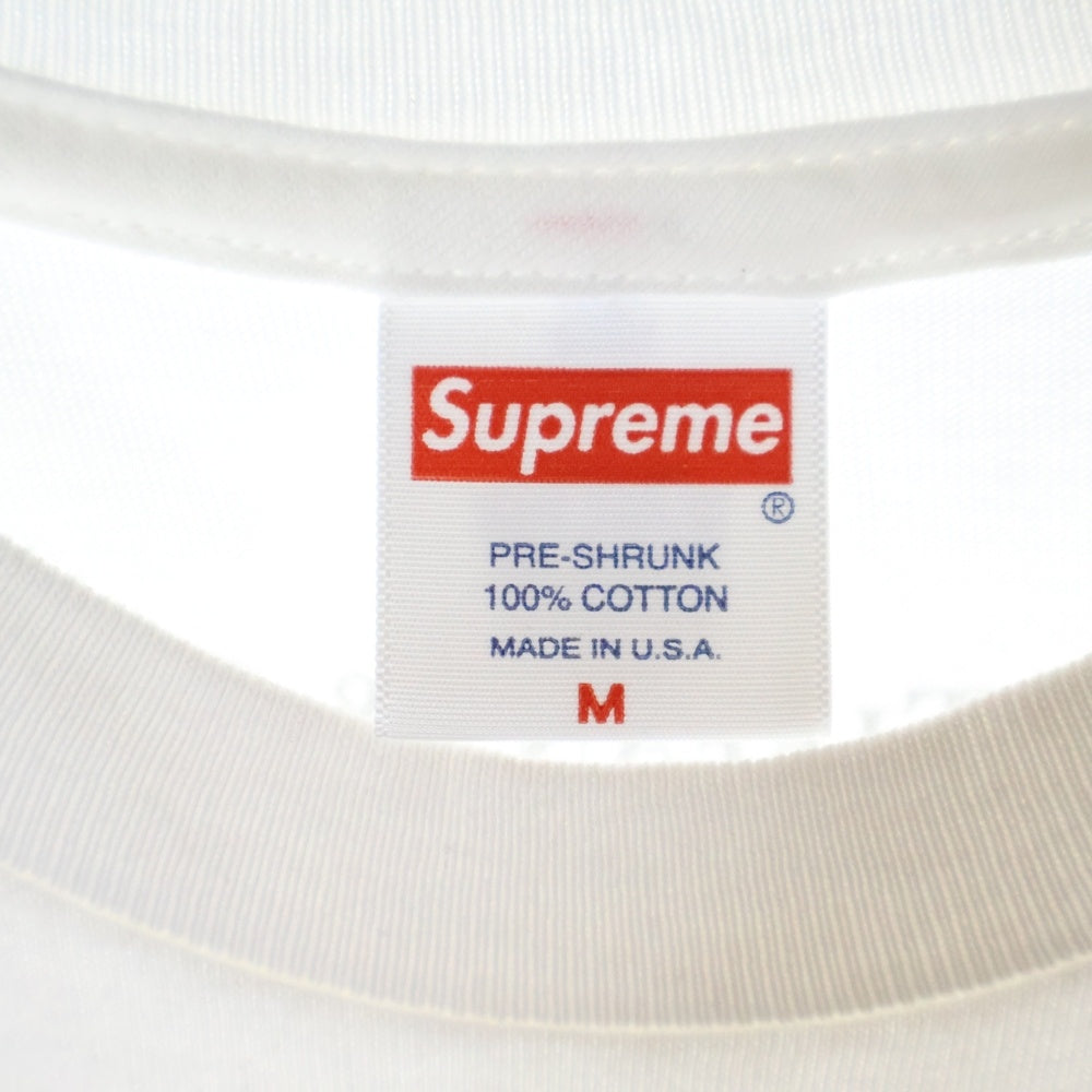 SUPREME(シュプリーム) 21AW ×TIFFANY&Co. Box Logo Tee ティファニー ボックスロゴプリントTシャツ 半袖クルーネックカットソー ホワイト