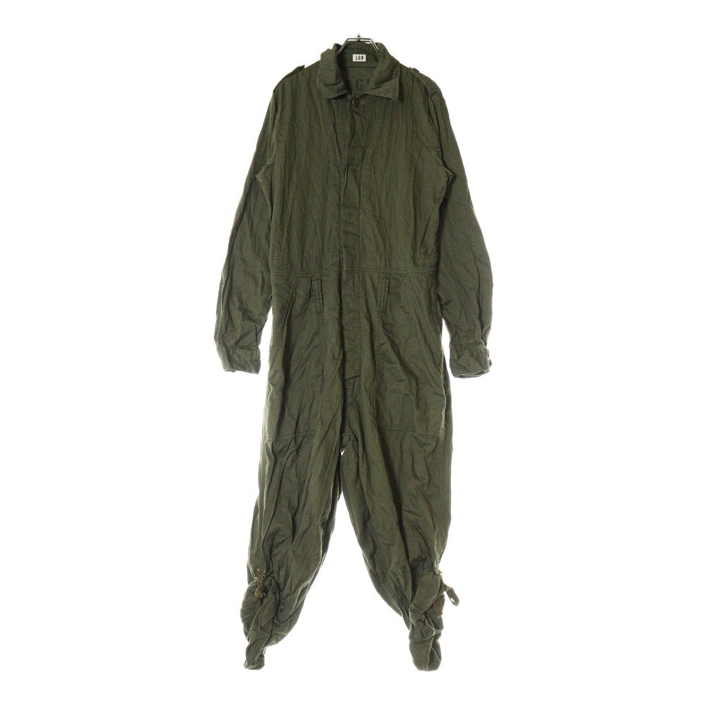 L.G.B.(ルグランブルー) JUMP SUIT コットン 比翼 ジャンプスーツ ツナギ カーキ 013SM