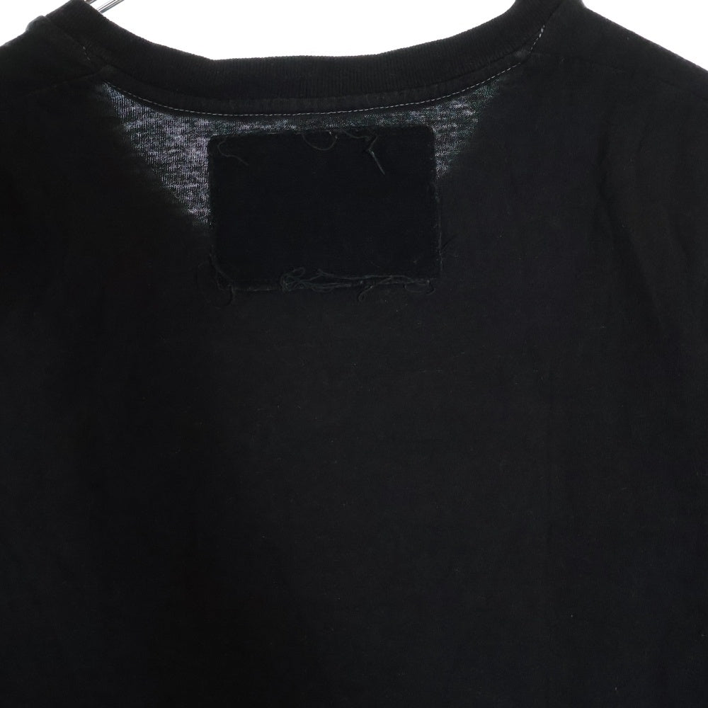 UNDERCOVER(アンダーカバー) 05AW Arts and Crafts期 グラフィックプリント Vネック半袖Tシャツ カットソー ブラック 5A419