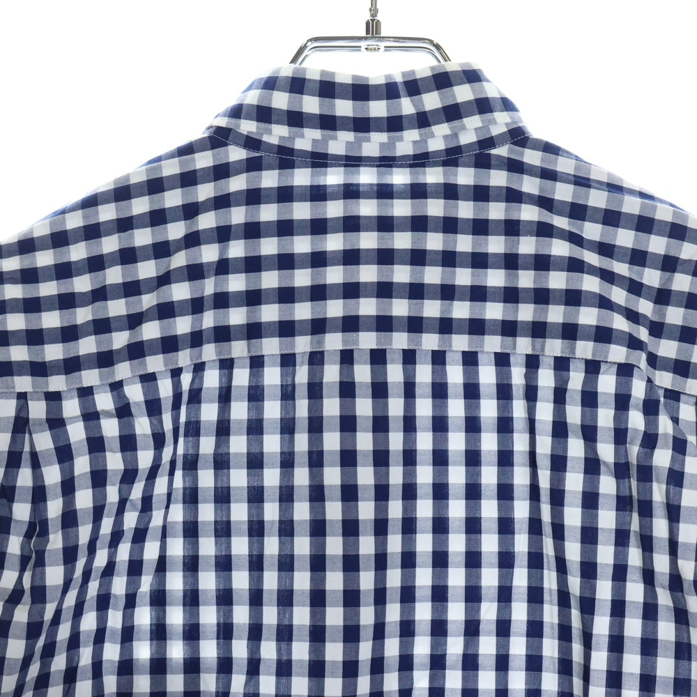 COMME des GARCONS SHIRT(コムデギャルソンシャツ) ギンガムチェック コットン レギュラーカラー 長袖シャツ ホワイト/ブルー S16029-X