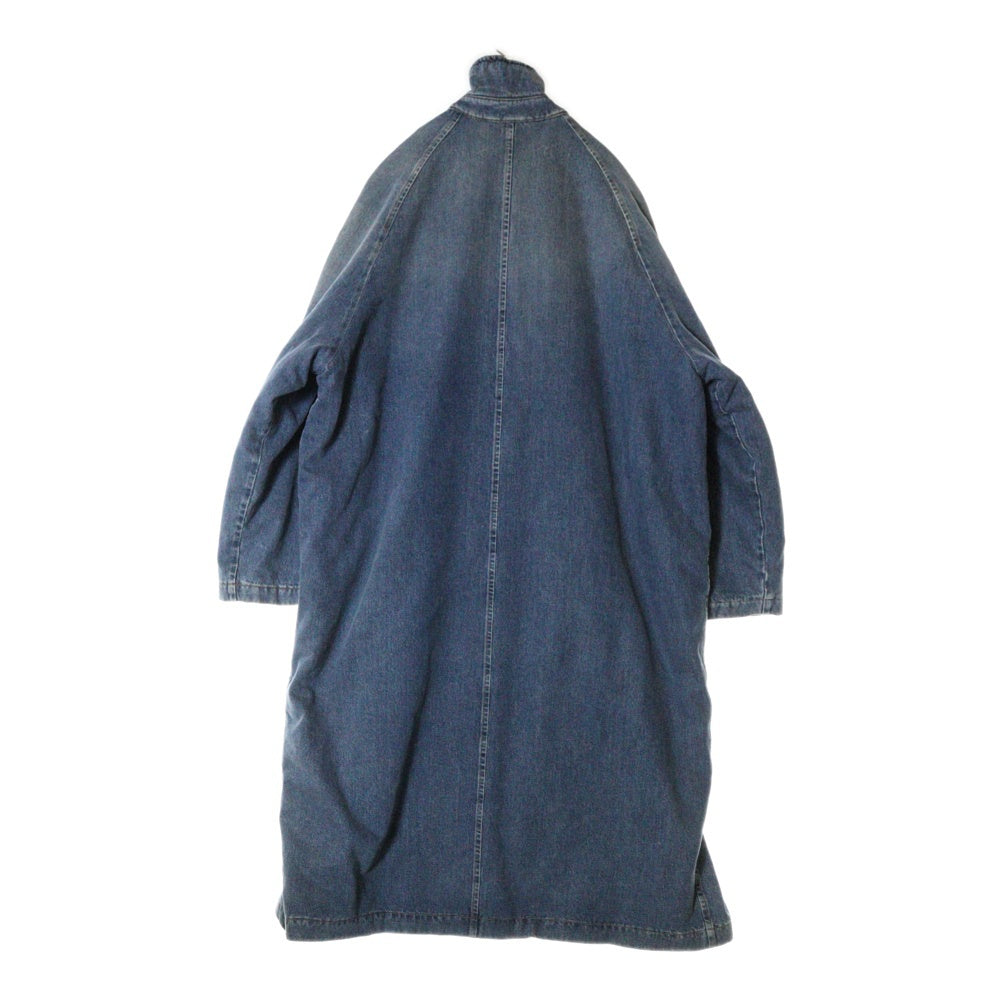 BALENCIAGA(バレンシアガ) 19AW Denim Mouton Car Coat デニム マウンテン カーコート インディゴ 600286 TDW14