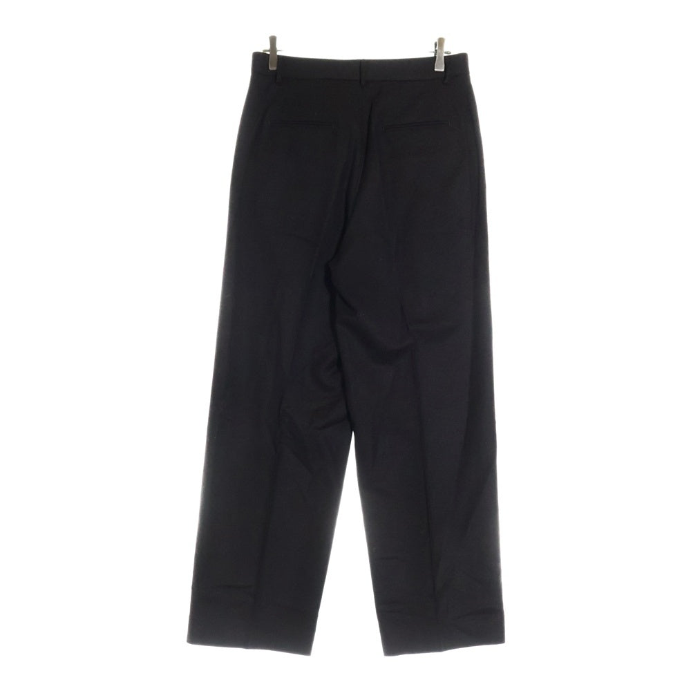 seya.(セヤ) TRAVEL PANTS FINE GRAINED TWEED ファイングライン ツイード トラベル ワンタック スラックスパンツ ブラウン