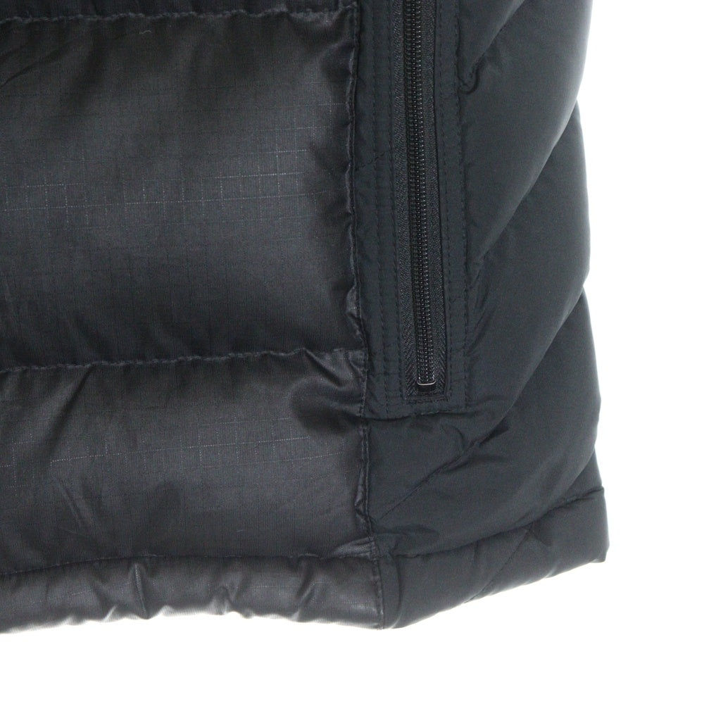 PATAGONIA(パタゴニア) 06AW DOWN VEST 胸ロゴパッチ ダブルポケット ジップアップ ナイロン ダウンベスト ブラック 84631F6