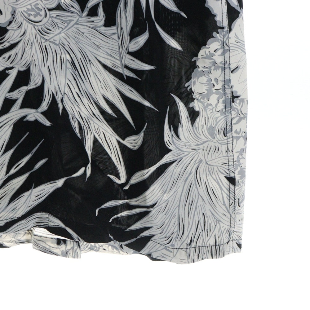 SUN SURF(サンサーフ) RAYON HAWAIIAN SHIRT ISLAND PINEAPPLE レーヨン ハワイアン シャツ アイランド パイナップル 半袖シャツ ブラック/ホワイト SS39413
