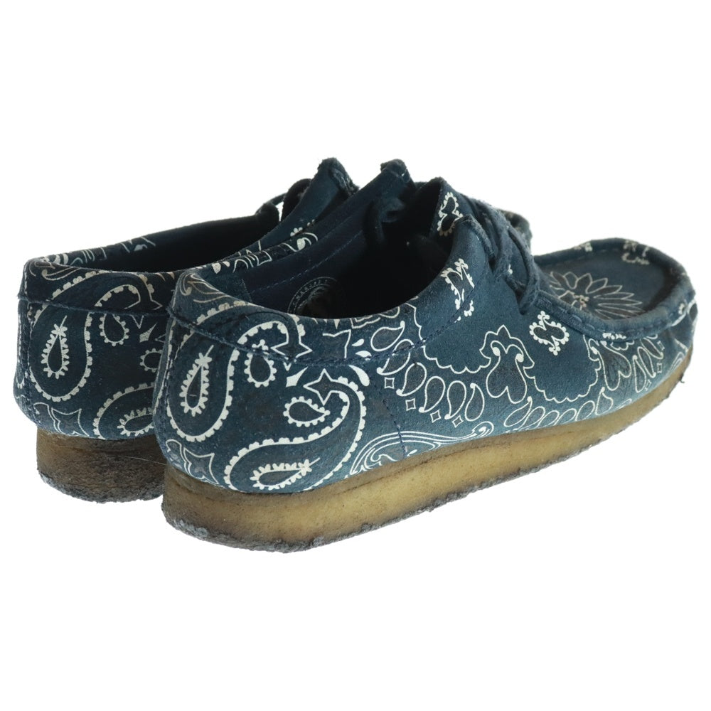 SUPREME(シュプリーム) 19SS ×Clarks Bandana Wallabee クラークス バンダナ ワラビー ローカットスニーカー ネイビー