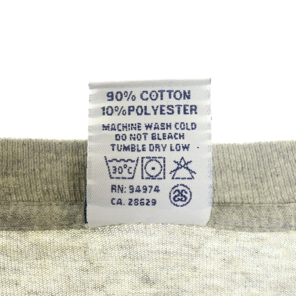 STUSSY(ステューシー) 00S VINTAGE OLD N°4 オールド モノグラム ロゴ ヴィンテージ プリントTシャツ カットソー グレー