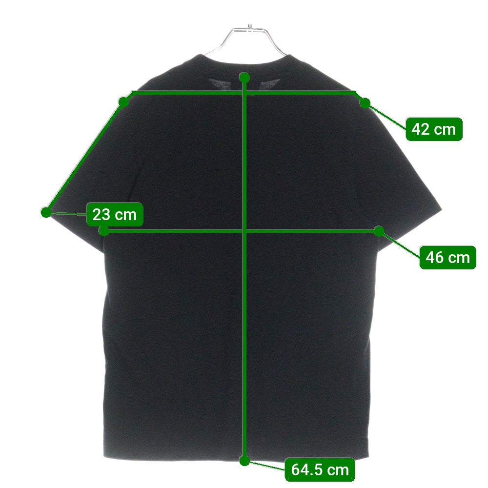 BALENCIAGA(バレンシアガ) 18SS ロゴプリント クルーネック 半袖Tシャツ カットソー ブラック 485978