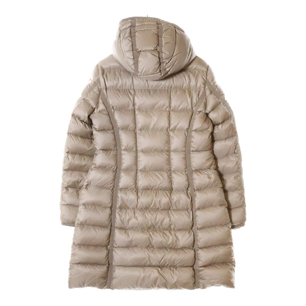 MONCLER(モンクレール) HERMINE エルミンヌ フーディー ロング ダウン ジャケット コート ベージュ レディース 420934933905 53048