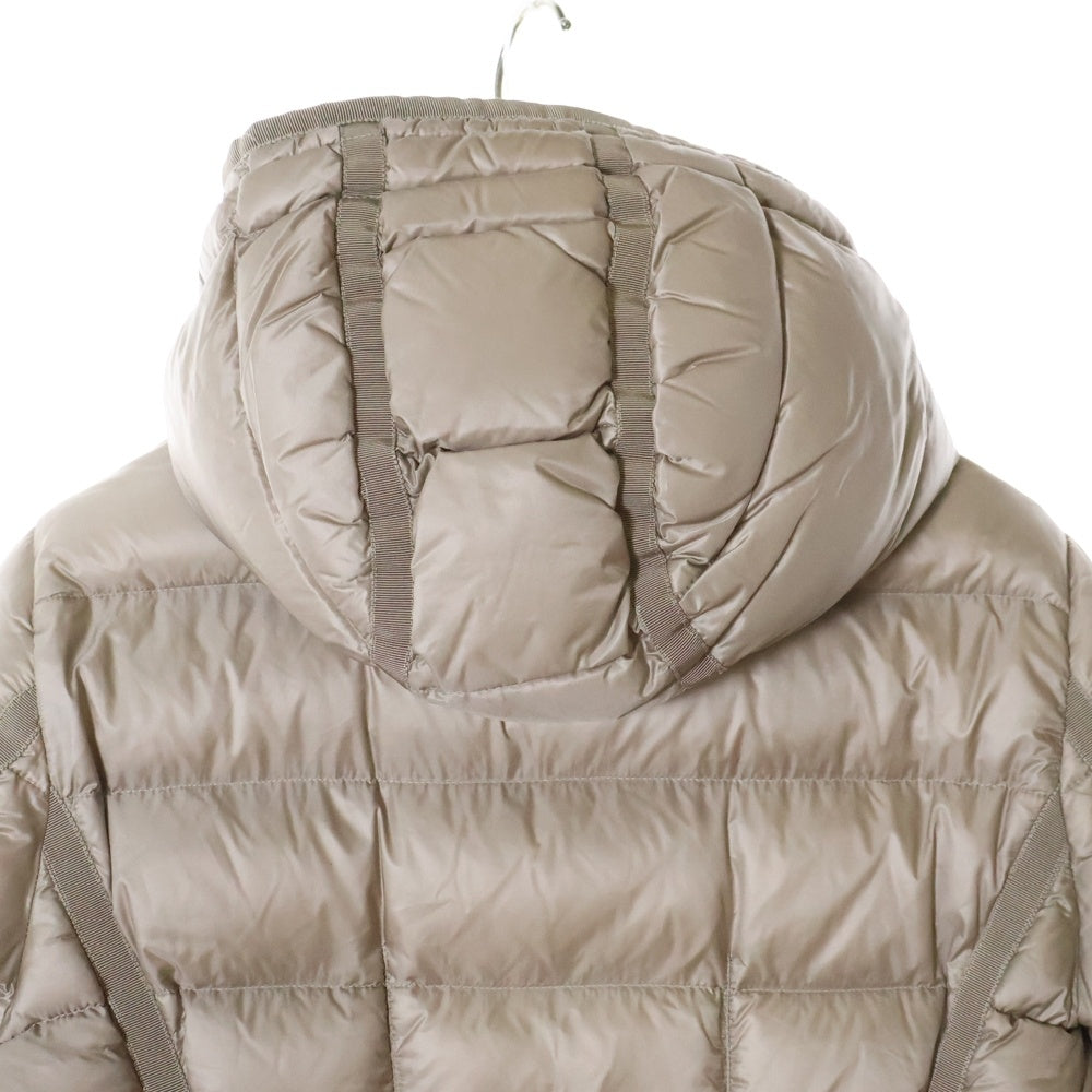 MONCLER(モンクレール) HERMINE エルミンヌ フーディー ロング ダウン ジャケット コート ベージュ レディース 420934933905 53048