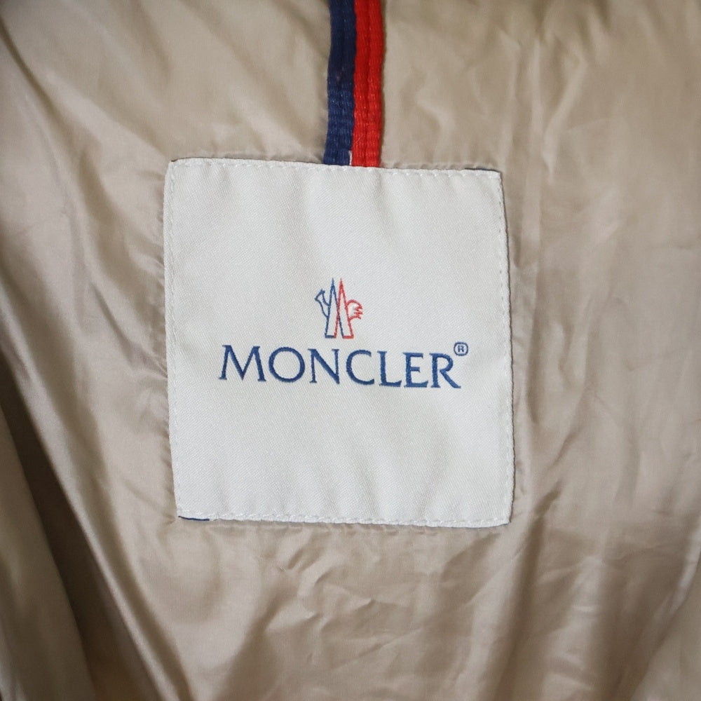MONCLER(モンクレール) HERMINE エルミンヌ フーディー ロング ダウン ジャケット コート ベージュ レディース 420934933905 53048