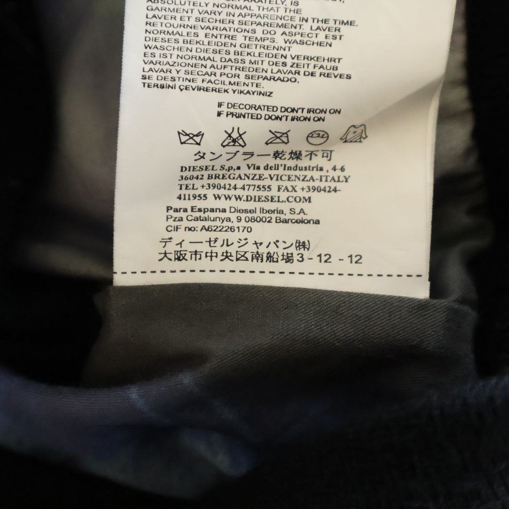 DIESEL(ディーゼル) 00S イタリア製 フェイクファー ジップアップ フーデッドジャケット ブラック レディース